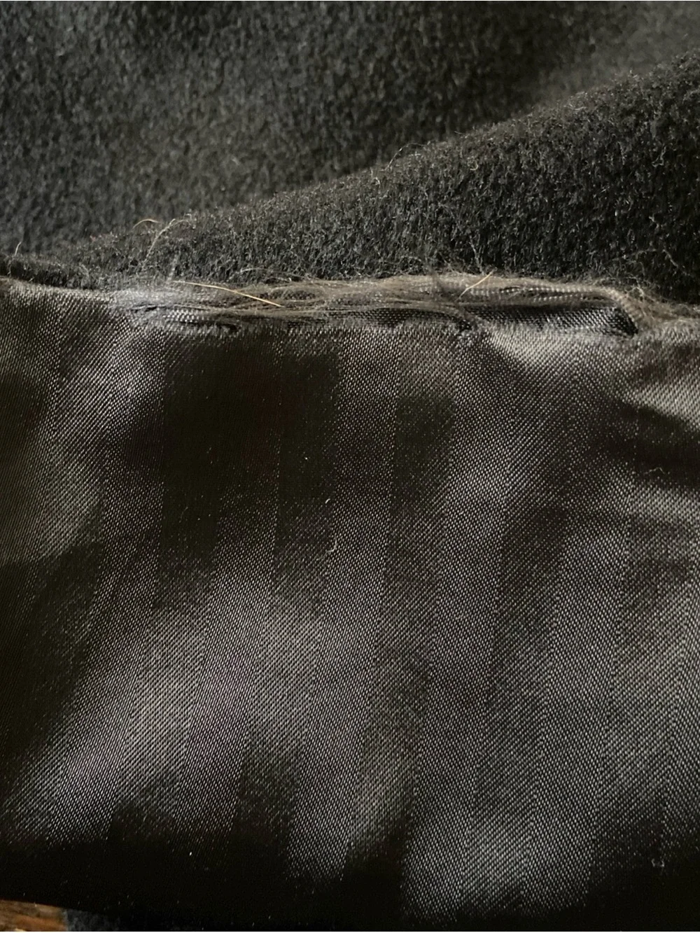 Cashmere Overcoat in Black